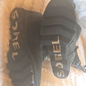 Sorel tall leather side zip Joan of arctic